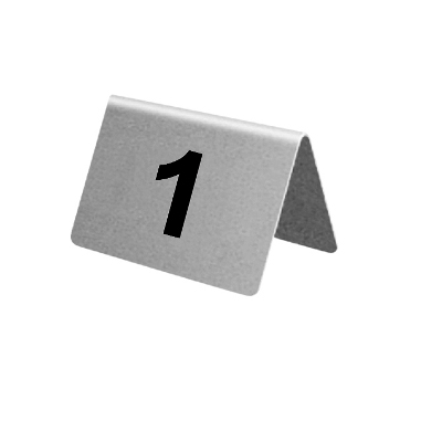 Stainless Steel Table Numbers - From 17.59